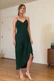 I bought this as a bridesmaid dress for my sister's wedding and can't wait to wear it! The skirt is elegant and the top works well with a strapless bra. I ordered the XS first (XS fit me in a different Lulus style) but found it to be way too tight around the rib cage (barely got the zipper up). I exchanged it for a small one and now I'll feel comfortable eating, drinking, and dancing! - Amanda F.