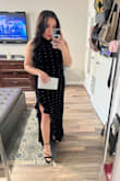 I loved this dress so much. Such a classy look. The fit was and the length was perfect. I also love how it still feels breathable but it hugs just at the right places. - Carla G.