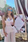 This set was SO perfect for a desert bridal shower. It fits true to size & you can tighten the top using the ties in the back. The pants were so flowy & cute on - truthfully I didn't realize they were open/slit all the way up the side but it made NO difference and if anything added a sexy leg when the wind blows. The shorts underneath make it fully lined so there are no slips : - Courtney R.