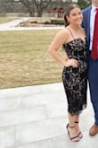 I wore this dress for a wedding and it was the perfect casual attire dress. it fit perfect and had stretchy material. - Paulina D.