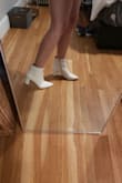 My husband said it best: "Those are fabulous." I'm pairing these with a Selkie ivory puff dress for a fun, silly, extravagant look for my bachelorette party!
They fit well, they're comfortable enough for me to wear to a wedding and dance all night long, and they make your legs look really nice IMO. - Elena R.