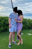 I would buy this dress in every color if I could! I originally wanted white as I was buying this for a luau in Maui, but I waited too long to purchase and it went out of stock in my size. So, I opted for the purple instead as a second choice and let me tell you, I received so many compliments on it from family, my boyfriend and even some lovely people at the luau! Highly recommend this dress! The fit is perfect, seems small/tight when getting it on, but let me tell you, its stretchy. Feels great, nice thick fabric so you cant see pasties underneath, didnt feel too hot or thin. Might have to buy it in at least one more color! - Courtney G.