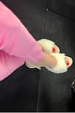 These heels are so cute! I wore them to go wine tasting with my friends and I seriously got so many compliments and a few people stopped me to ask where I got them! If you can't decide whether to get them or not, do it! They're so cute and fun - Malissa O.