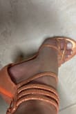 I love the style of the shoe! The platform and the heel are perfect. However, the color is so bright orange. I'm not sure how what I could wear them with. And unfortunately, you can't return them. - Susan G.