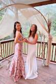 I've worn this dress for my mom's reception and got a lot of compliments. Good material and it looks just like the picture. Love it - Tanya D.