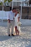 I bought this dress to celebrate our 25th Anniversary. We had a ceremony at the beach and it was the perfect dress for the occasion. It was comfortable but sexy and elegant at the same time. The fit is wonderful and the open back is stunning. - Alina L.