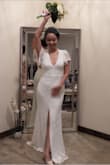 I had a last min wedding planned, so I didn't have time to really screen those real wedding high heels, and my normal size 6 was out of stock I picked the 6.5 size still fits okay. This one was ivory color but works well with both 2 dresses with decent looks, and I think it can go well with my daily work outfits too I'm future. Very practical and nice! - Rachel T.