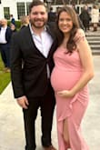 This dress was a huge success! The material is thick and high quality. Pre pregnancy I'm normally a size medium, I wore this 7 months pregnant weighing 160 pounds so I sized up to a large. It fit perfect! It also stayed up through all the dancing without me constantly having to readjust the strapless top. 10/10 would recommend this dress for pregnant and not pregnant! - Montana L.