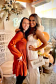 I bought this as my bridal shower outfit and it was a hit! It is a little long, but if you wear high heels it works! Also recommend getting it steamed or pressed before the event! - Kate N.