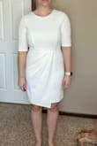 The material was my favorite part of this dress - thick and stretchy! Perfect for winter/spring. Just too conservative for me. - Megan R.