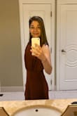 I absolutely love everything about this dress!! It was comfortable and fabulous and also easy to wear. I could wear any bra underneath it and I danced the night away in comfort. I hemmed it about 3" at 5'3". - Laura H.