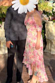 The dress is beautiful! Very flattering, the fabric is high quality, wore to a wedding, received lots of compliments. - Jenitza S.