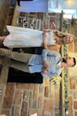 I bought this for my bridal shower and got SO many compliments. It fit perfectly and was so elegant. It could be worn with or without a bra but I wore one for extra support. The nude lining underneath was perfect. I love this dress and need to figure out when I can wear it again! - Brooke G.