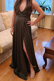 I had to get an olive green dress for a wedding and this one was the best fit! I am short so had to get it hemmed (I wish Lulu's had petite sizes!). Overall, a beautiful dress and I feel really pretty in it. The only thing is that there were some extra threads sticking out, but all I had to do was cut them. - Julia C.