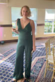 Loved the color and fit. The pants were a bit long so I needed to wear tall heels. - Lauren D.