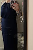 Used the questionnaire guide for sizing. Suggested a large would fit, was not even close. And I know the XL will not fit either. This dress was for my daughter's wedding and now I'm back to the drawing board. - Chandra M.