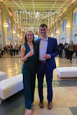 I was super happy with this jumpsuit in XS. Really comfortable and a good fit. It was perfect for me with 3" heels. I marked it as "a little large" just because it wouldn't have worked in flats, but it was fine since I was planning on wearing heels anyway. - Amy H.