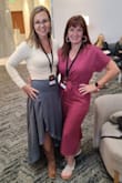 I had so many people compliment me on this skirt. It flows when you walk and love the color.  Works great to steam wrinkles out. - Kristen C.