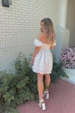 I wore this for my bridal shower and was IN LOVE! It was so cute and fit perfectly. I wore pretty high heels and still felt it was long enough as well! - Zoe H.