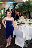 This a very elegant dress. I received too many complements. - Libia C.