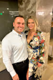 I got so many compliments on this dress! So beautiful, however, you cannot wear a bra so can be interesting for the mama tatas but worth all the tape! I'm ordering in the other color for another upcoming wedding - Amber S.