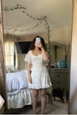 Got this for my college graduation ceremony and I absolutely love it. The length is appropriate, hugs the right places and also flares out in the right places. The sleeves are my favorite part! - Ashley D.