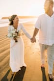 The quality of this dress is amazing. For $75 I couldnt believe it! I did get it hemmed to tighten the sleeves and shortened but gosh did I love this dress! - Meagan B.