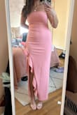 I got so many compliments on this dress, the color is just like the picture and the material is great. A little stretchy in a good way, but not cheap feeling at all. Am definitely gonna wear again! - Grace W.