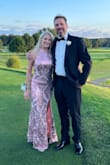 My dress, size small fits perfectly- no alterations needed.  It's my second mother-of-the-bride dress in a year from Lulus.  I got so many compliments on my dress from my other daughter's wedding last August (pictured below) Beautiful dresses at a great price! - Judith B.