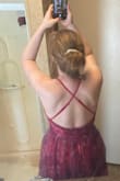 It's such a beautiful dress! When I saw it I knew I had to have it! It looks the same to me as the picture. It does have a slight poof, but I don't mind. All around I believe it's good quality and totally worth it! I sized up because of some of the negative reviews about it being too small in the waist, but I found it to be the opposite. I recommend ordering your size and checking your measurements. - Kiersten S.