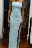 love this dress! fits true to size and is the perfect prom dress!! - Nicole M.