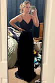 Fits great. Looks beautiful.  Long but that's ok. Everything is long on me. - Karen Z.