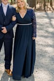 This dress was perfect for the Mother of the Bride wedding. I received SO many compliments on it. I added a shawl and pearls around the waist. - Denise D.
