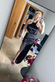 Such great quality! The dress has a great stretch I ordered a medium and it fits perfectly! - Elayna C.