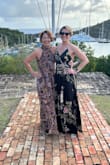 Loved this dress! Wore it to a wedding in the Caribbean and it fit the mood perfectly. Great fit and material was heavier than expected. Not overly heavy, but gave the dress a nice shape and it didnt cling to me. Little long, but nothing a pair of heels couldnt fix. Definitely recommend! - Kristi G.