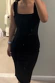 I bought this for a rehearsal dinner and it's honestly so chic, form flattering, and can work for literally any event depending how you accessorize. Pleasantly surprised how nice and thick the material is. - Katherine L.