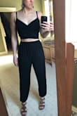 One of my favorite outfits ever. The material is so soft and the top is super fun and the pants are so comfy but also look really good. I also love that I can mix and match it with other things! - Lucy C.