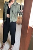 I'm obsessed with this top! It fits perfectly and is so versatile. I like that it's lightweight enough to wear in the summer over a crop top - Lucy C.