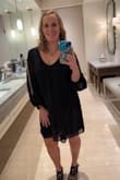 This dress is beautiful and I got a ton of compliments. It fits great and is airy and lightweight!! - Rae T.