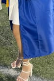 I wore these to both prom and graduation! They were so gorgeous and easy to put on!! Not the most comfortable to walk in at first but you get the hang of them after some practice. Wouldn't recommend standing in them for long periods of time (for obvious reasons) but I'll use any excuse that I can to wear them if possible! - Em B.