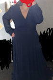 The dress is absolutely gorgeous, it fits amazing, the fabric feels soft and the details are super cute! The sleeves are FTW. The dress is super long, definitely have to wear heels with it :) - Carolin S.