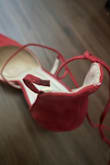 I purchased these shoes for a night out in Vegas. When I tried them on, they fit perfectly and were absolutely stunning. However, not even 2 hours into my night, which I had spent most of the time sitting down in a chair, I stood up to walk to the bathroom and the lace on my right shoe snapped (where the lace meets the shoe). I spent the rest of the night hoping I wouldn't trip since my shoe flopped anytime I walked around. I guess you get what you pay for. - Natasha S.