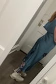 I bought 3 dresses to try on for my brother's wedding and this one was an absolute no for me because it stuck to me like there's no tomorrow! I probably could've gotten a slip to wear underneath but I really don't think it would've done much. I'm wearing leggings under the dress in the photo but even when I took them off the dress still looked like a jumpsuit on me! Also decided to size down based on the other reviews and probably would've gotten a medium if I ended up keeping this one. - Alli B.