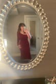Ended up getting a medium instead. I'm short, curvy, and have a 32k bust, and everything fit well. - Madison H.