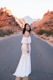 I purchased this dress for an anniversary photoshoot in the Mojave Desert and it was perfect! The dress really helped to create the romantic boho look we were going for and was super flattering. I was able to do easy-moderate hikes in it too. I'm usually a size 2 dress, but the x-small was the perfect size! If you're deciding whether or not to get it - get it! - Sarah Z.