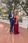 I wore this dress to a black tie optional wedding and it was perfect! The dress was so comfortable and made me feel so beautiful. I received tons of compliments throughout the night! The one thing I would note is that there are adjustable straps... I'm not sure how I missed this but about halfway through the wedding, I adjusted the straps after almost having a slip-up and the top portion fit like a glove after! Highly highly recommend!! - Claire M.