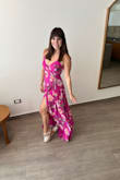 Received many compliments on this dress at the beach wedding I attended in Cancun. I will say that I had to have a hook and eye sewn on the back of the dress as the front came a little too low for me, and the fabric comes over on the boob portion even when there isn't anything pulling it to do so. Overall it's a beautiful dress and I will wear again. - Natalie P.