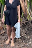 Love the sleeves, I can wear any bra. Easy to pair for a day of walking or going to the bar. Lightweight, breezy, and very comfortable! - Khamphiene H.