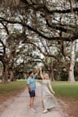 Loved this for our engagement photos. I wanted something not white but on theme for our wedding. The sage was the perfect shade, true to photos online. Fit true to size and lightweight enough for the low country summer heat and humidity. - Haleigh P.