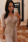 I purchased this set for a weekend wedding in Sarasota and wow. Dressy enough to wear to brunch on the water, casual enough to wear to the beach. Very versatile. I'm short, so I had to have the pants hemmed about 3" but otherwise 10/10 set. Pants are thick enough to wear as pants versus a cover-up which is a bonus. - Amanda R.